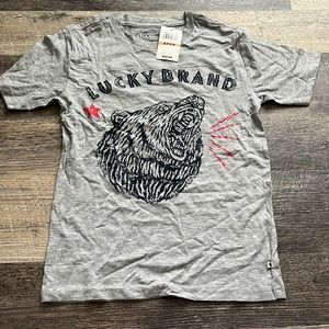 Kids small gray lucky brand shirt